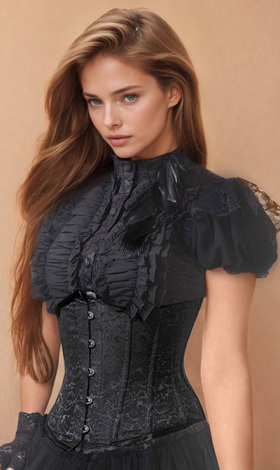 Rebecca Brocade Underbust Corset