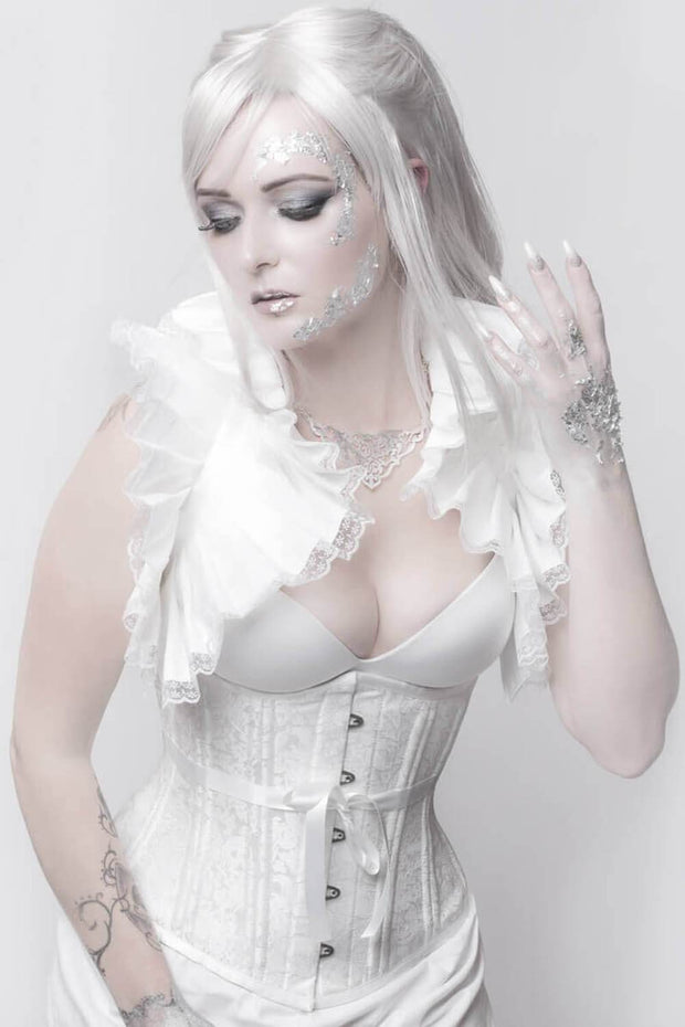This White Corset & Waist Trainer can add glamour to your Bridal Dress