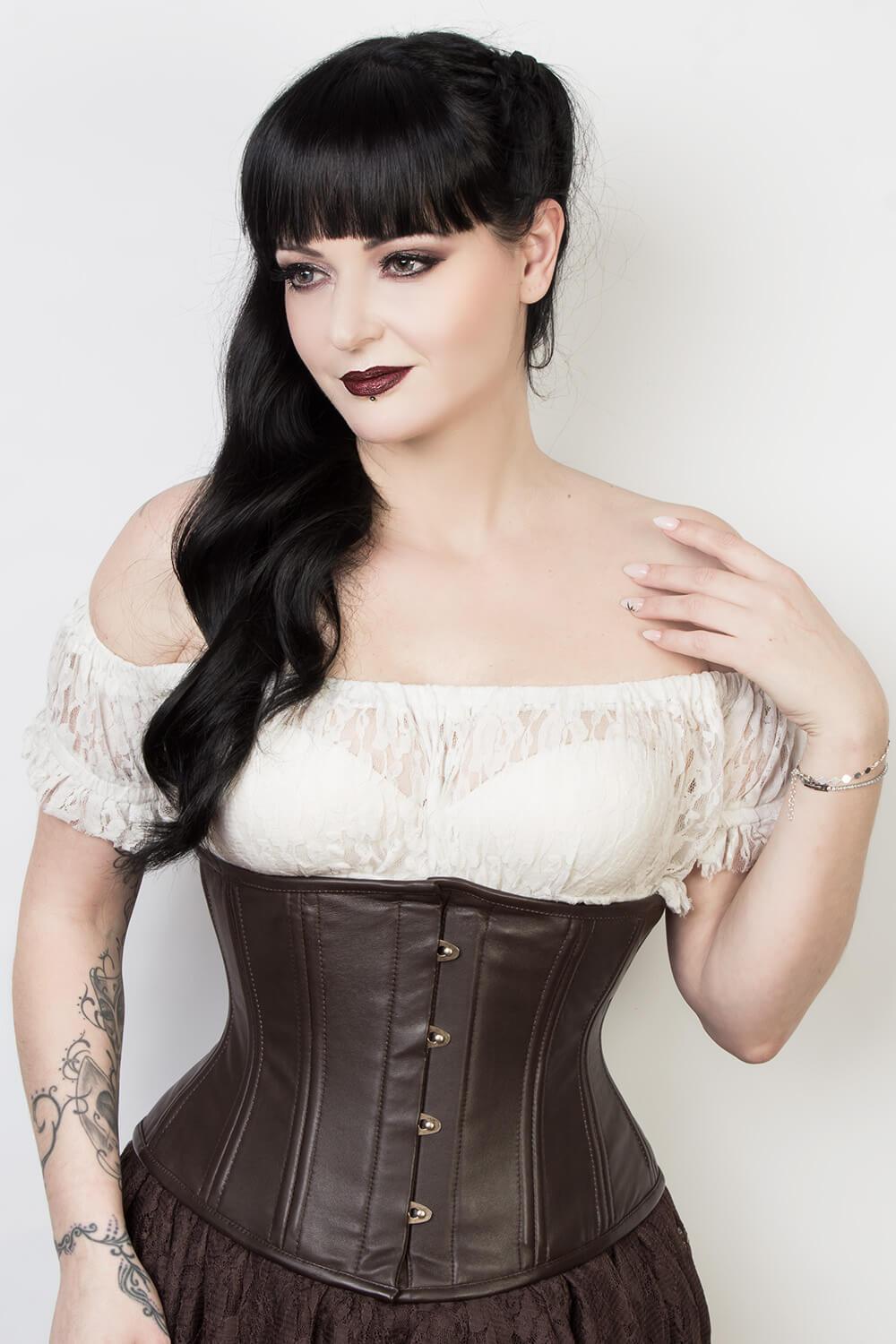 Steel Boned corset~ Handmade~ Overbust corset/Plus size~ Waist